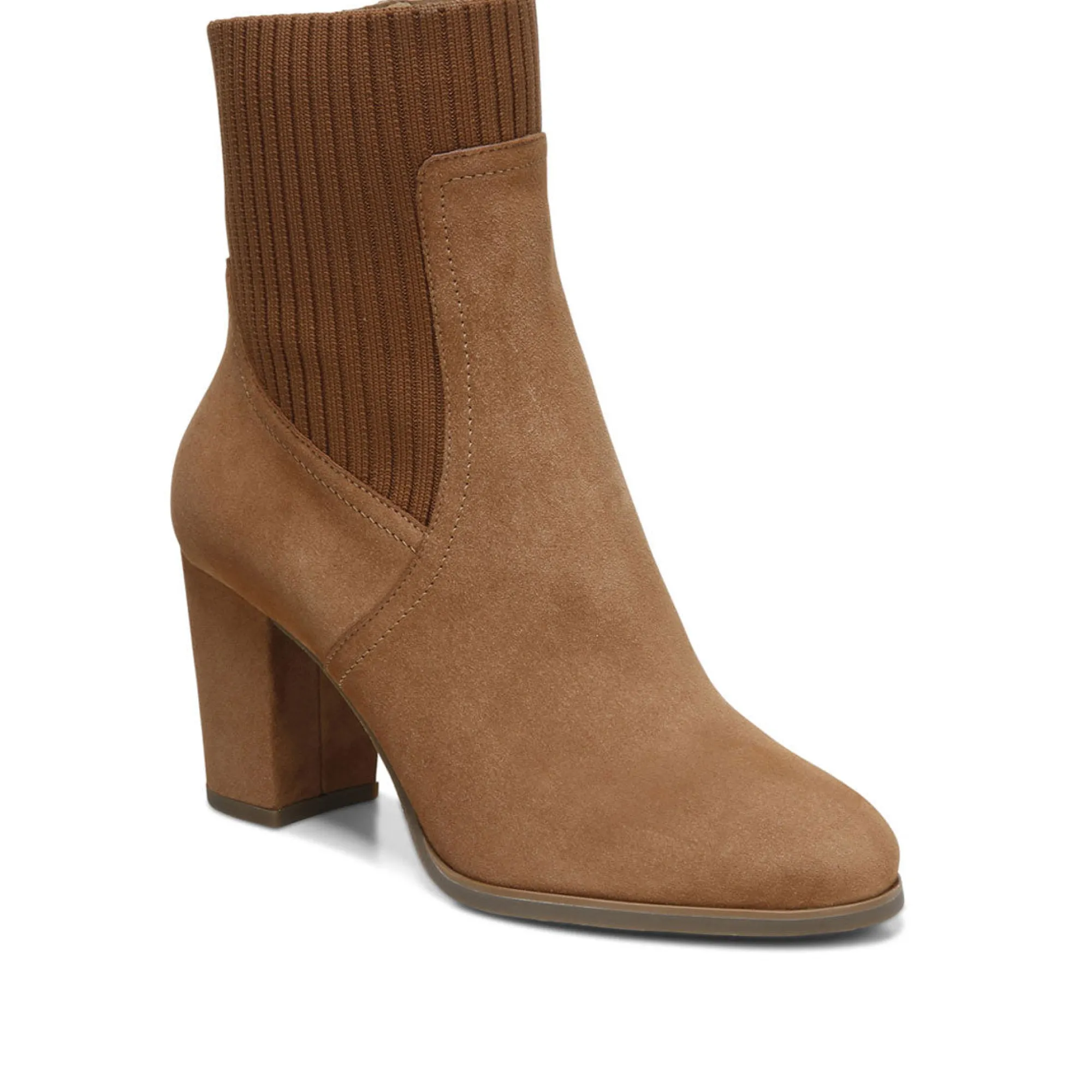 Best Vionic Kaylee Ankle Boot Black Suede Knit|Dark Taupe Suede/Knit|Olive|Toffee
