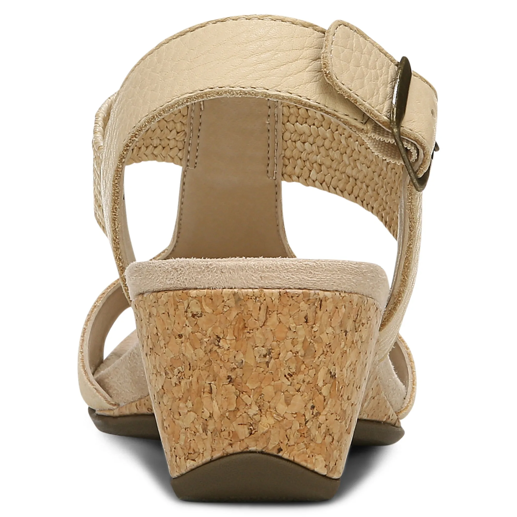 Clearance Vionic Kaytie Wedge Sandal Black|Blue Haze|Clay|Semolina