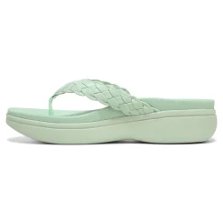 New Vionic Kenji Platform Sandal Ii Blue Shadow|Menta|Shell Pink