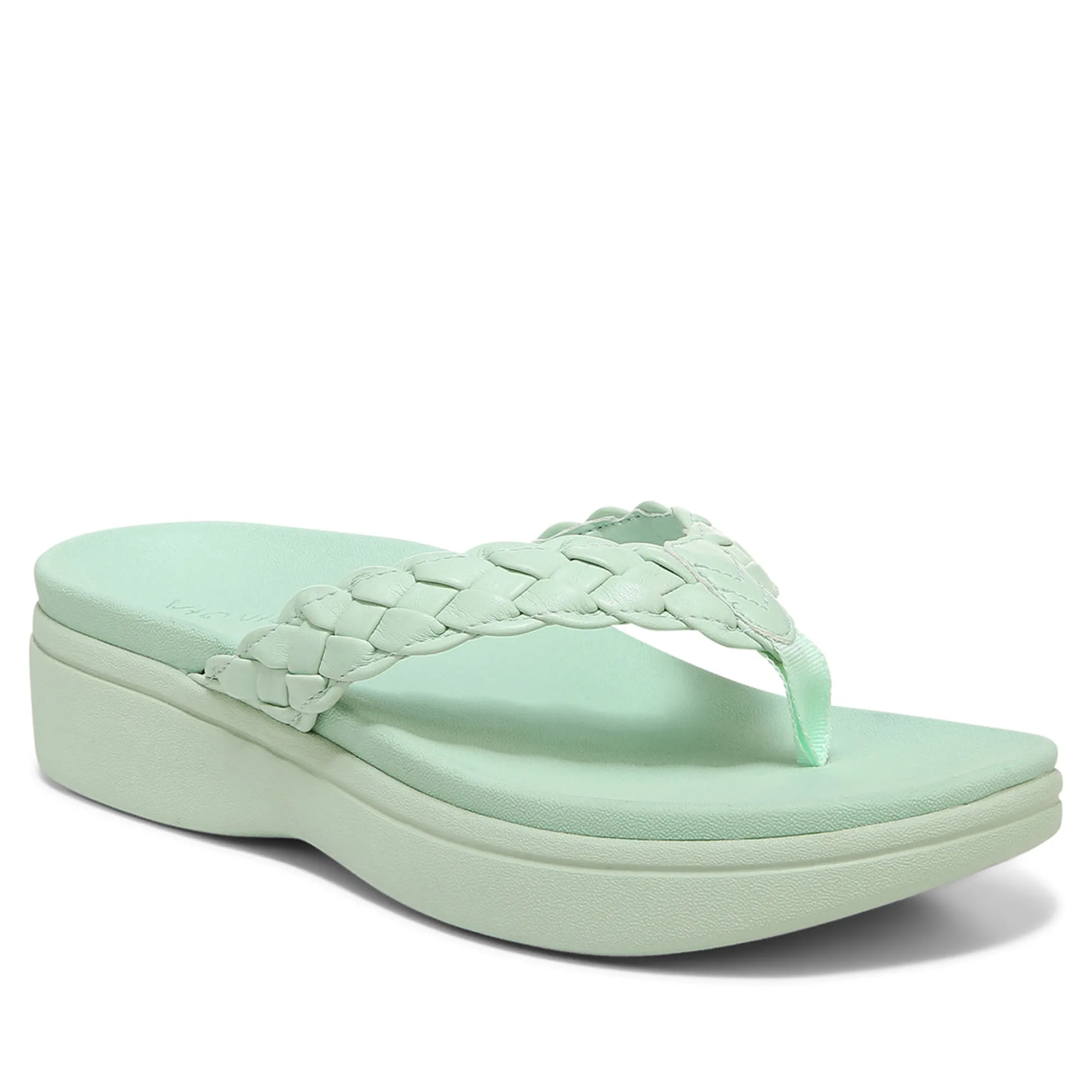 New Vionic Kenji Platform Sandal Ii Blue Shadow|Menta|Shell Pink