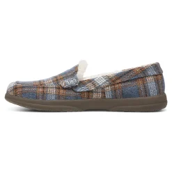 Store Vionic Lynez Slipper Ii Blue Plaid|Cloud Pink|Fuji Apple|Semolina