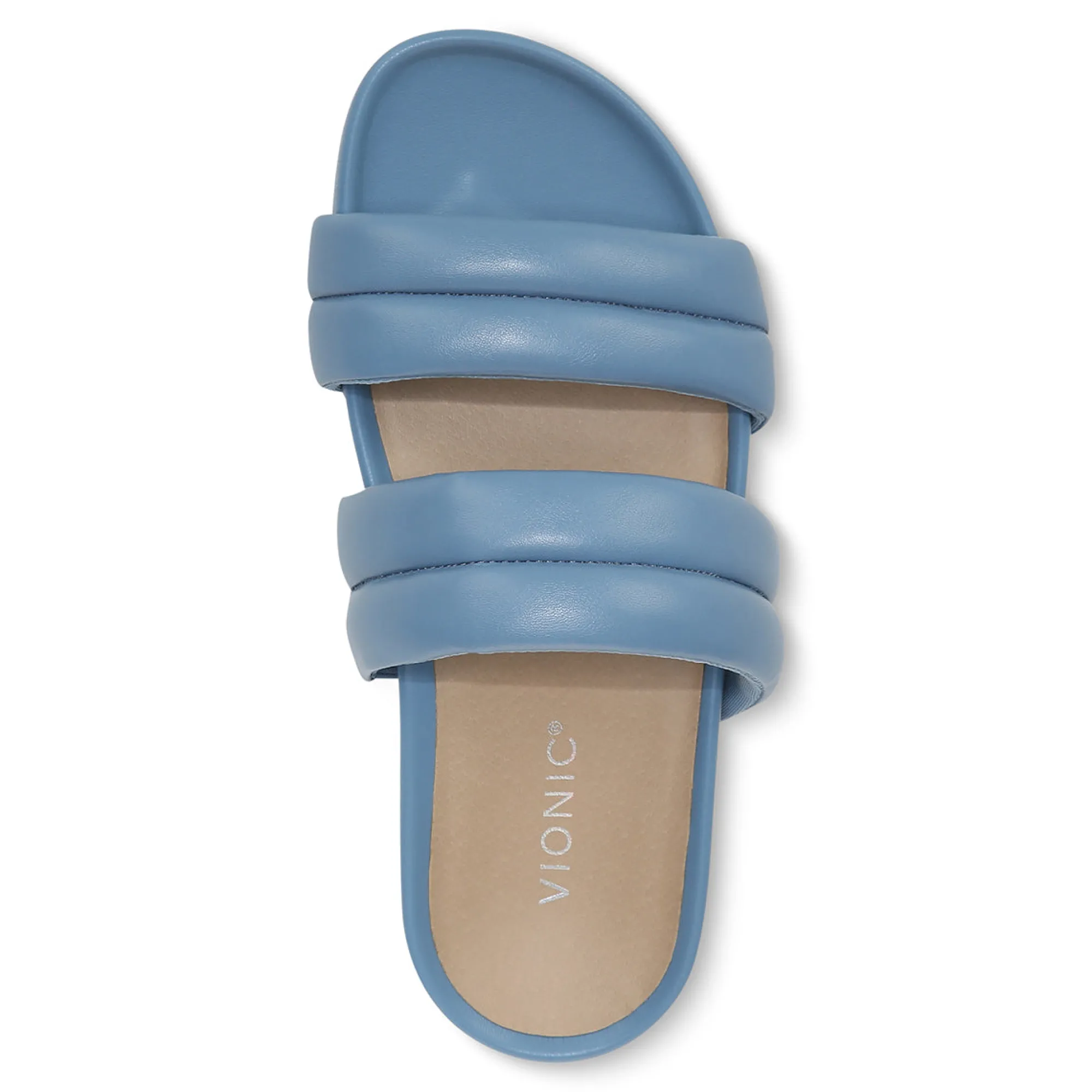 Sale Vionic Mayla Slide Sandal Blue Shadow|Black|Cream