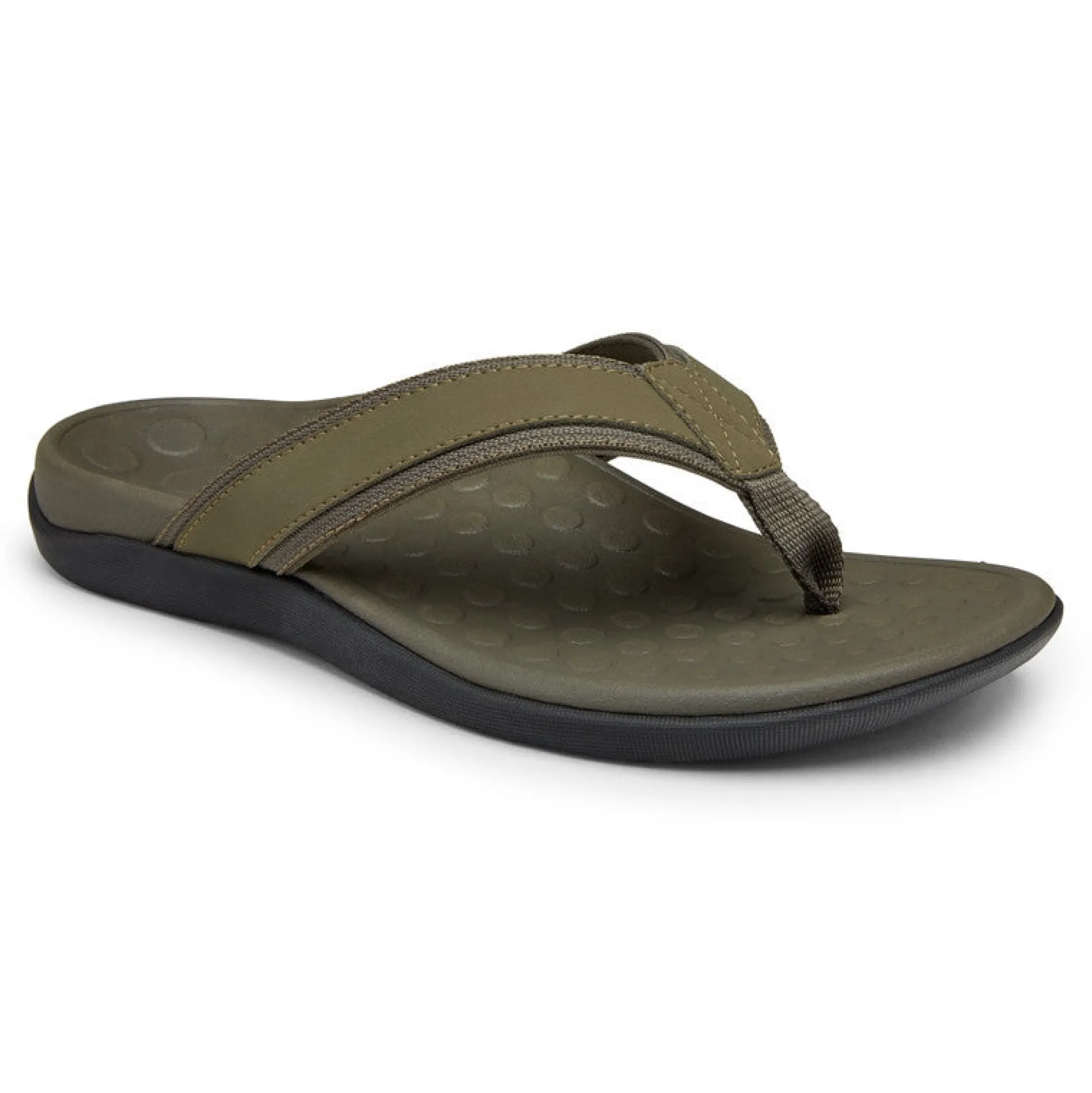 Best Vionic Men'S Tide Toe Post Sandal Black|Brown|Charcoal|Navy