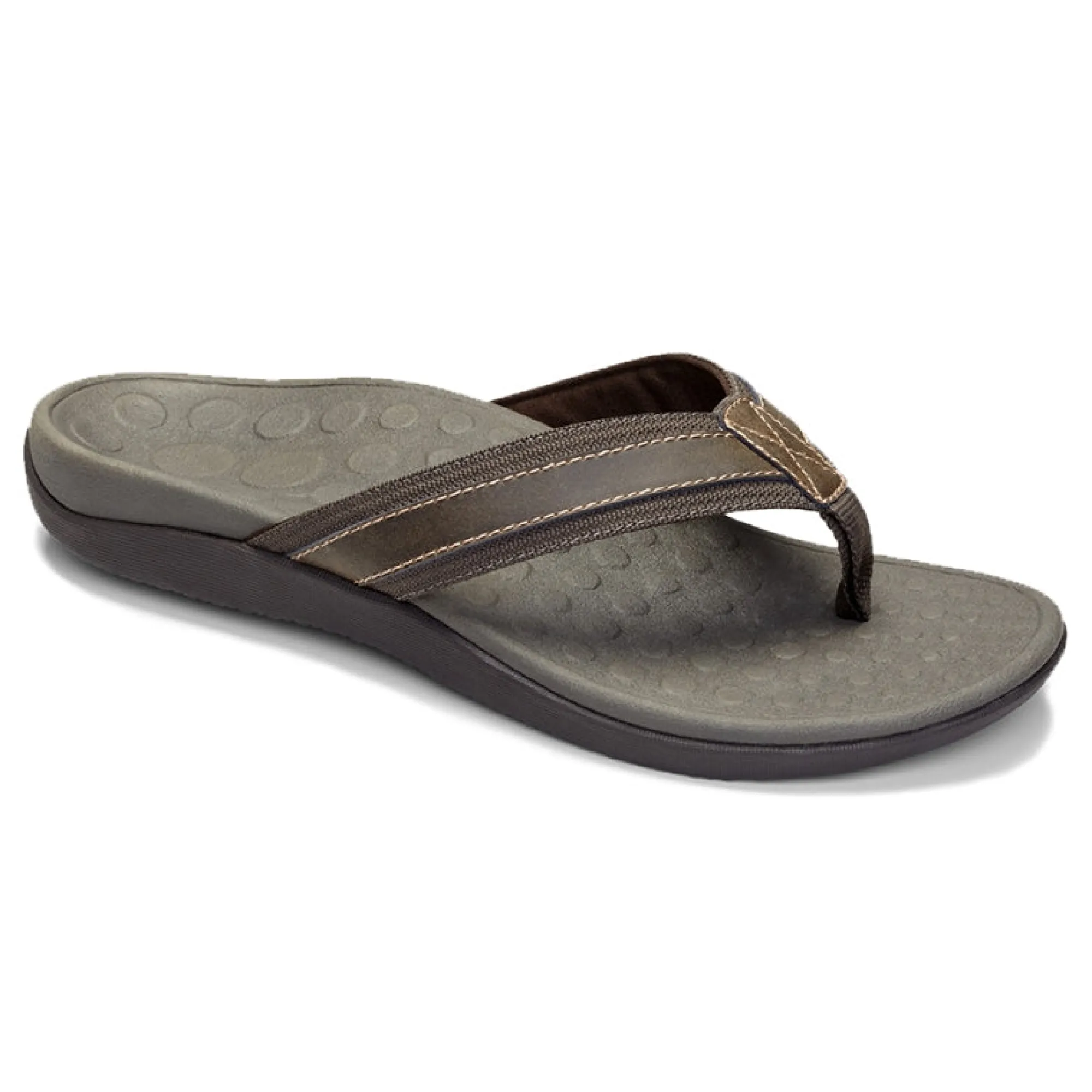 Best Vionic Men'S Tide Toe Post Sandal Black|Brown|Charcoal|Navy