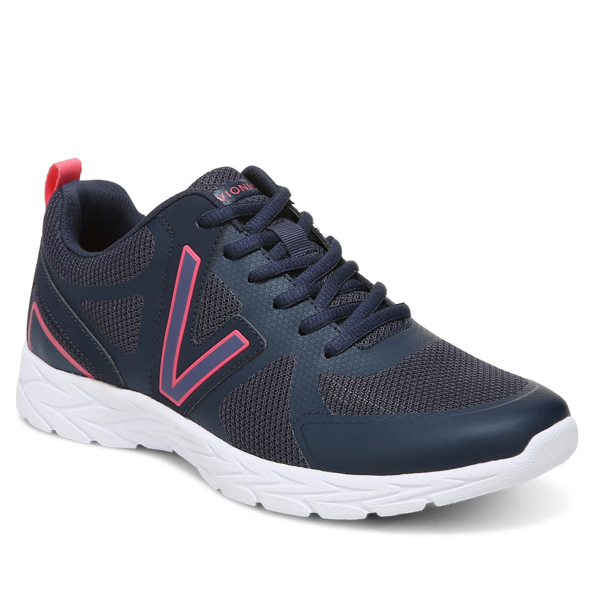 New Vionic Miles Ii Sneaker (Wide) Black/Charcoal|Blue Shadow|Navy/Pink|Vapor/Charcoal
