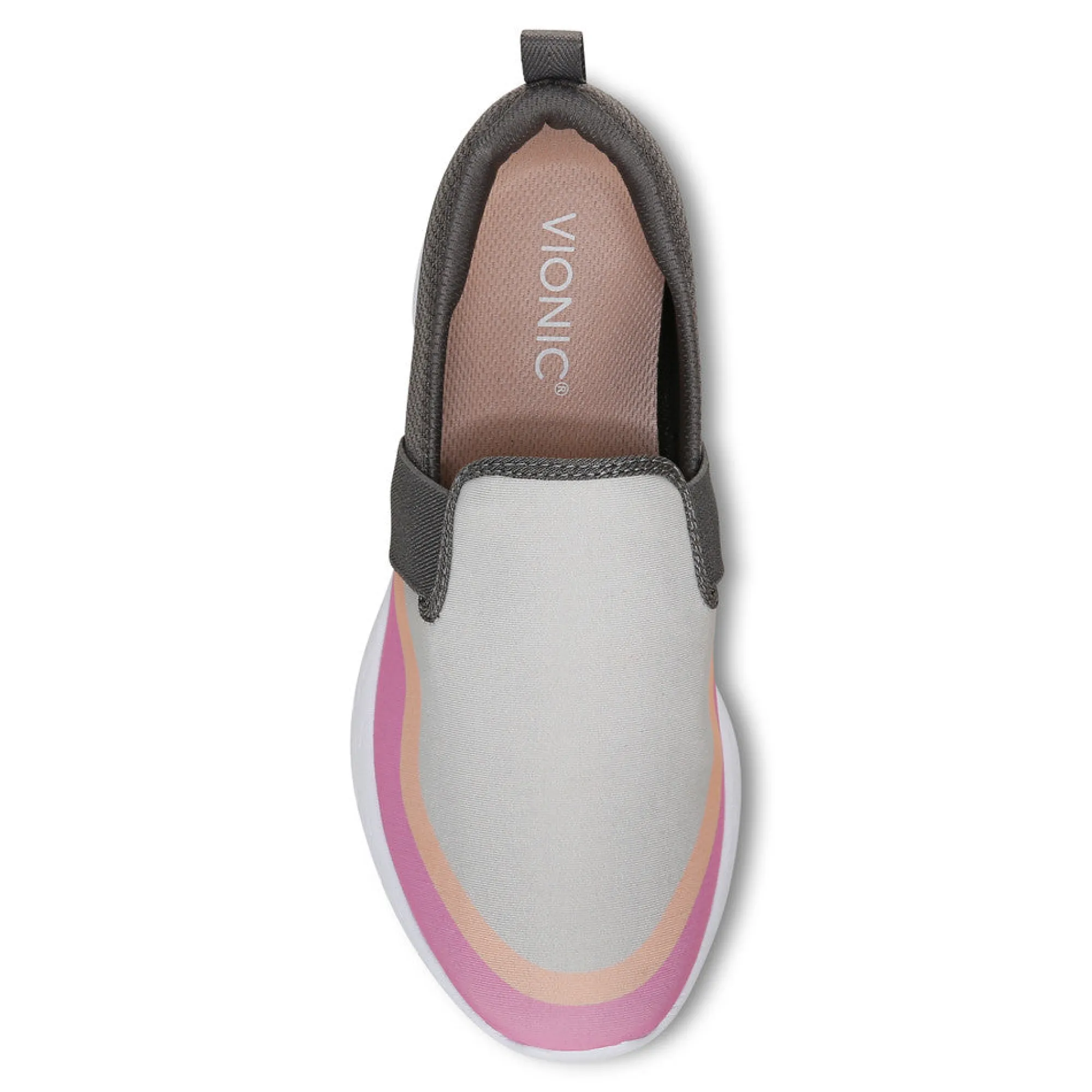 Shop Vionic Nalia Slip On Sneaker Azure|Black/Grey|Grey/Pink|Navy
