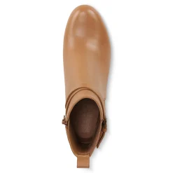 Fashion Vionic Nella Ankle Boot Black Leather|Camel Leather