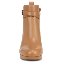 Fashion Vionic Nella Ankle Boot Black Leather|Camel Leather