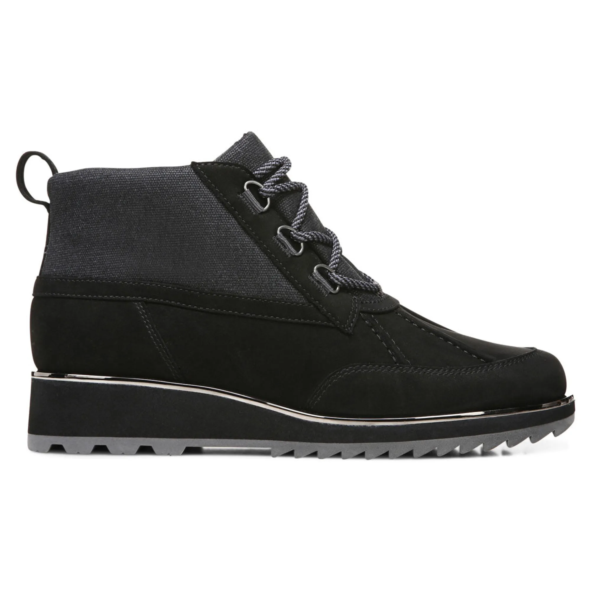 Store Vionic Nolan Waterproof Hiker Boot Black|Charcoal|Cream