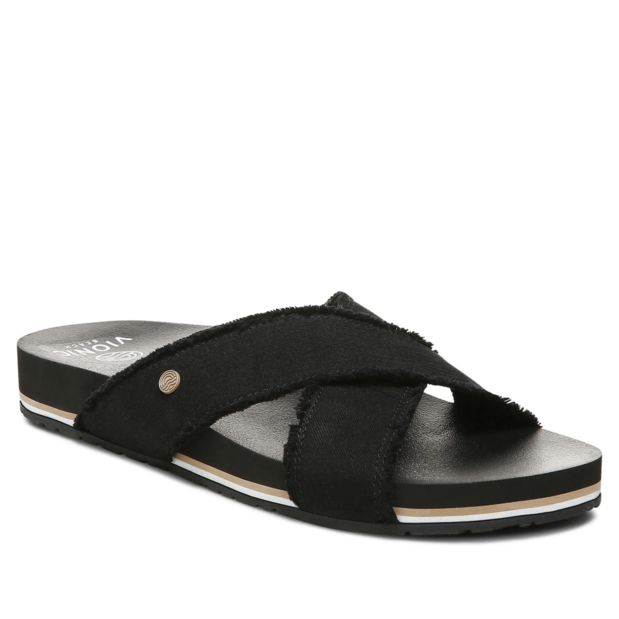 Sale Vionic Panama Sandal Black|Navy|Pale Lime|Poppy