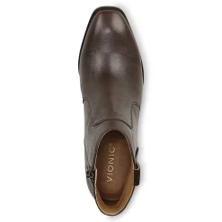 Flash Sale Vionic Regan Ankle Bootie Black Vintage Lthr|Chocolate Vintage Lthr|Greige Vintage