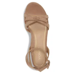 Outlet Vionic Rosabel Heeled Sandal Terracotta|Black|Wheat