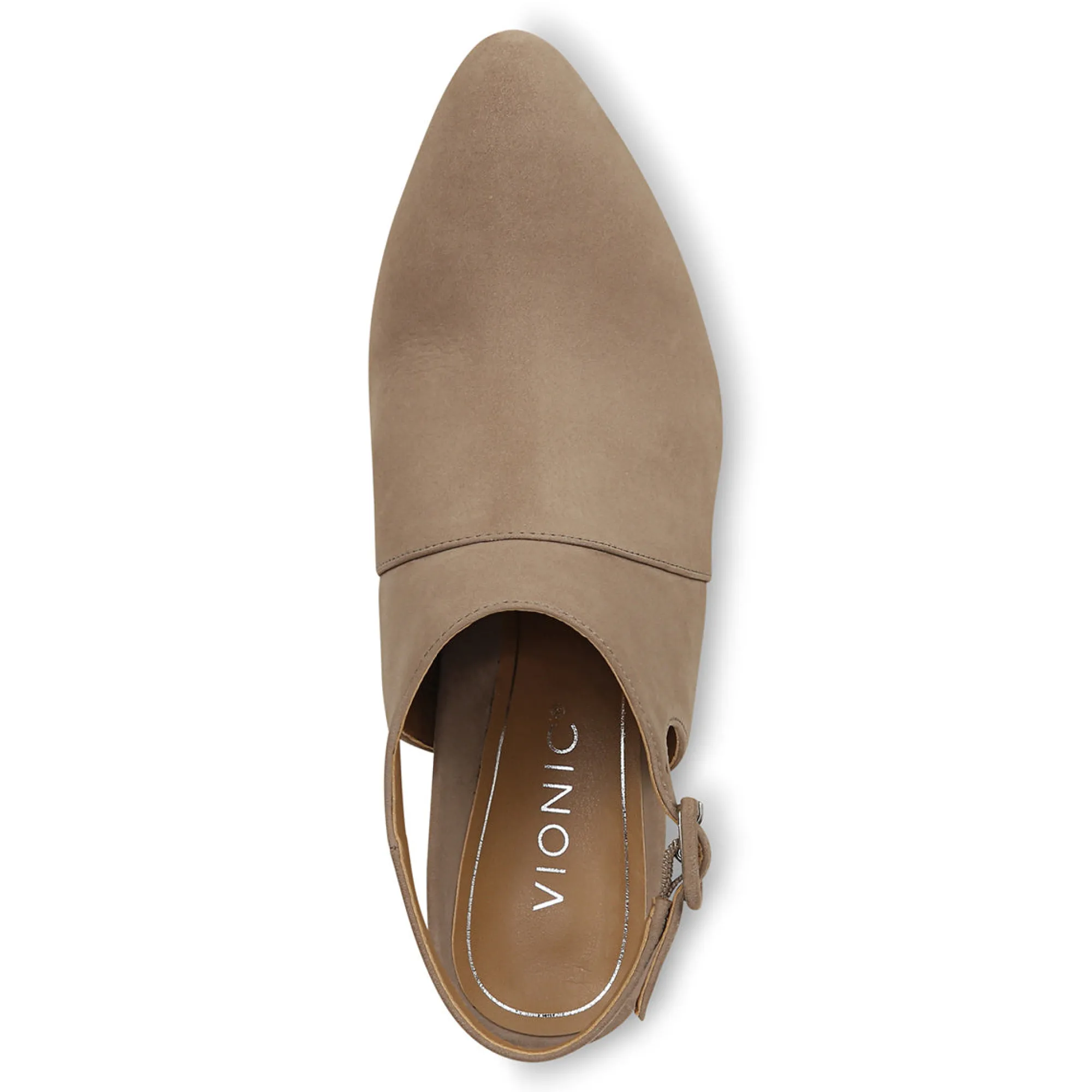 Best Sale Vionic Roseville Heeled Bootie Taupe Nubuck|Black Lea