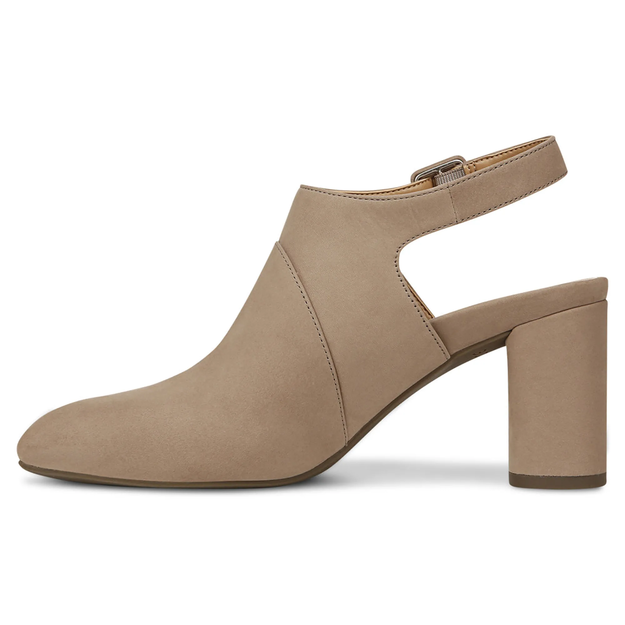 Best Sale Vionic Roseville Heeled Bootie Taupe Nubuck|Black Lea