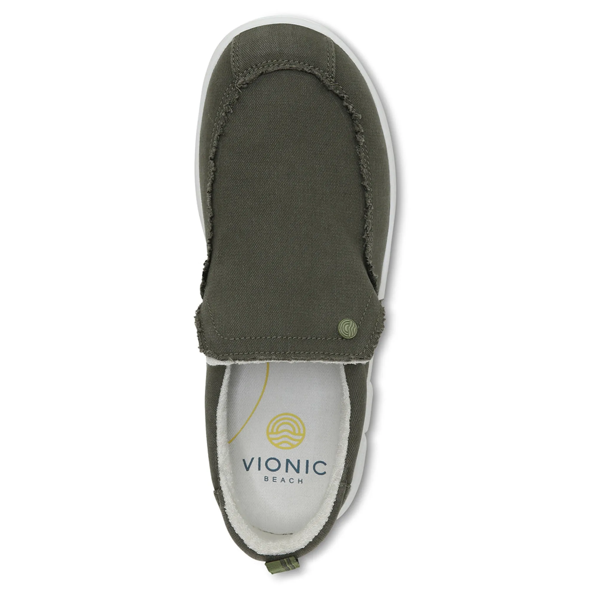 Shop Vionic Seaview Men'S Slip On Sneaker Black|Light Grey|Olive|Vallarta Blue