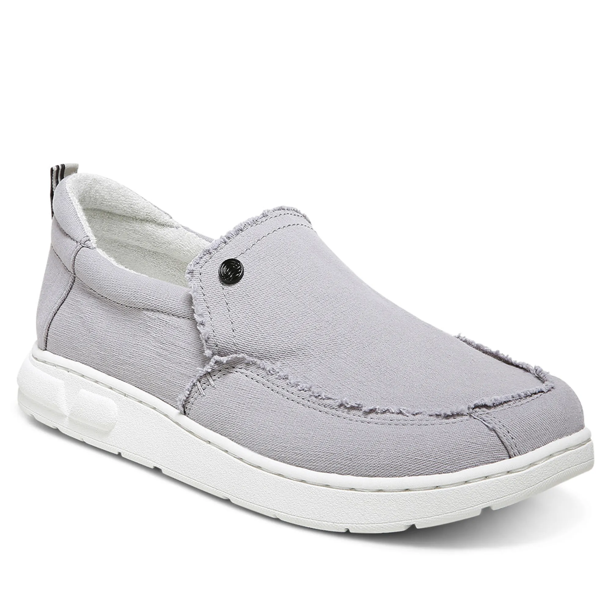 Shop Vionic Seaview Men'S Slip On Sneaker Black|Light Grey|Olive|Vallarta Blue