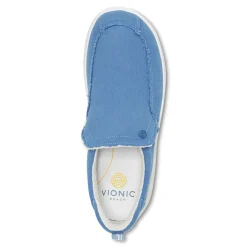 Shop Vionic Seaview Men'S Slip On Sneaker Black|Light Grey|Olive|Vallarta Blue