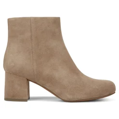 Shop Vionic Sibley Ankle Boot Black Leather|Taupe Suede
