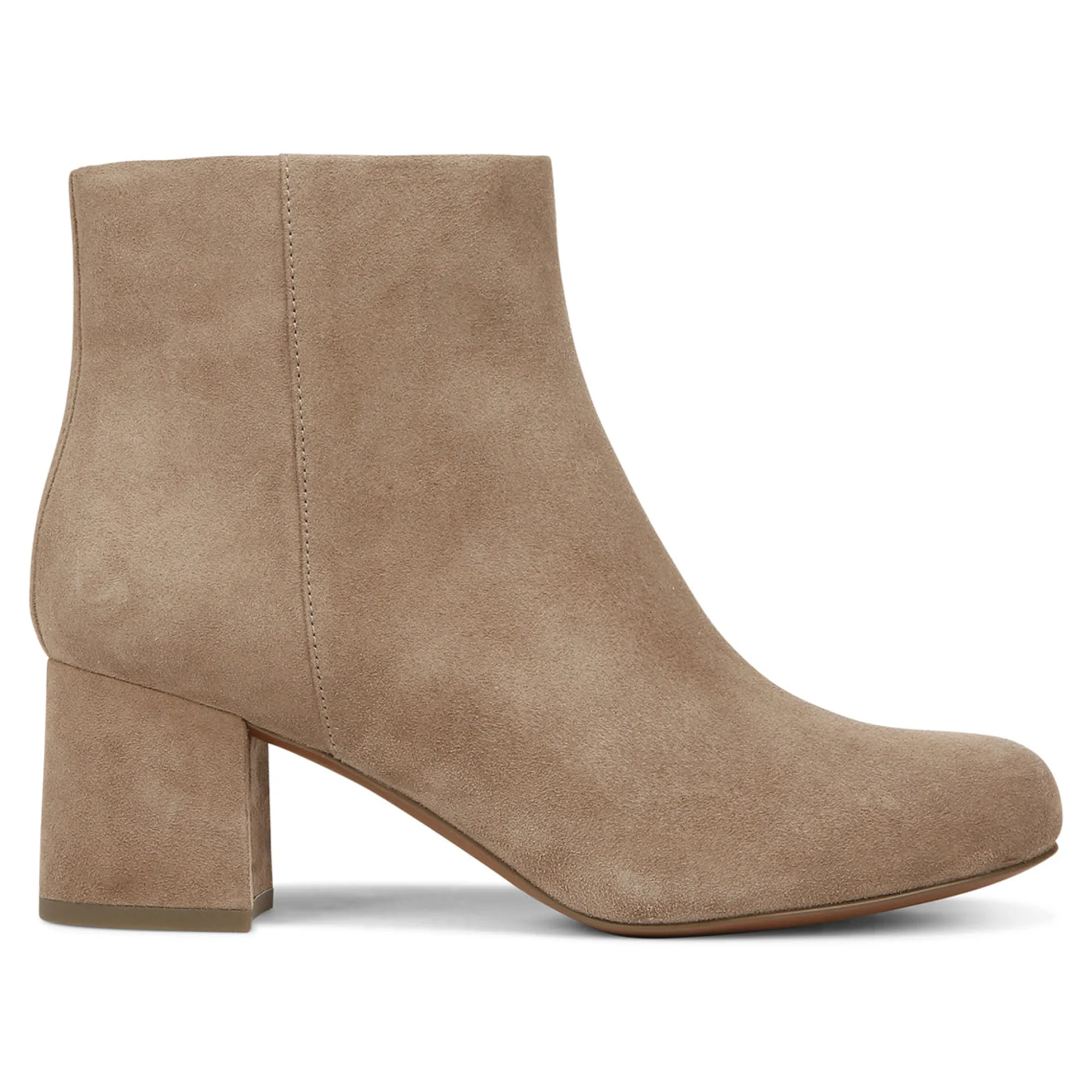Shop Vionic Sibley Ankle Boot Black Leather|Taupe Suede