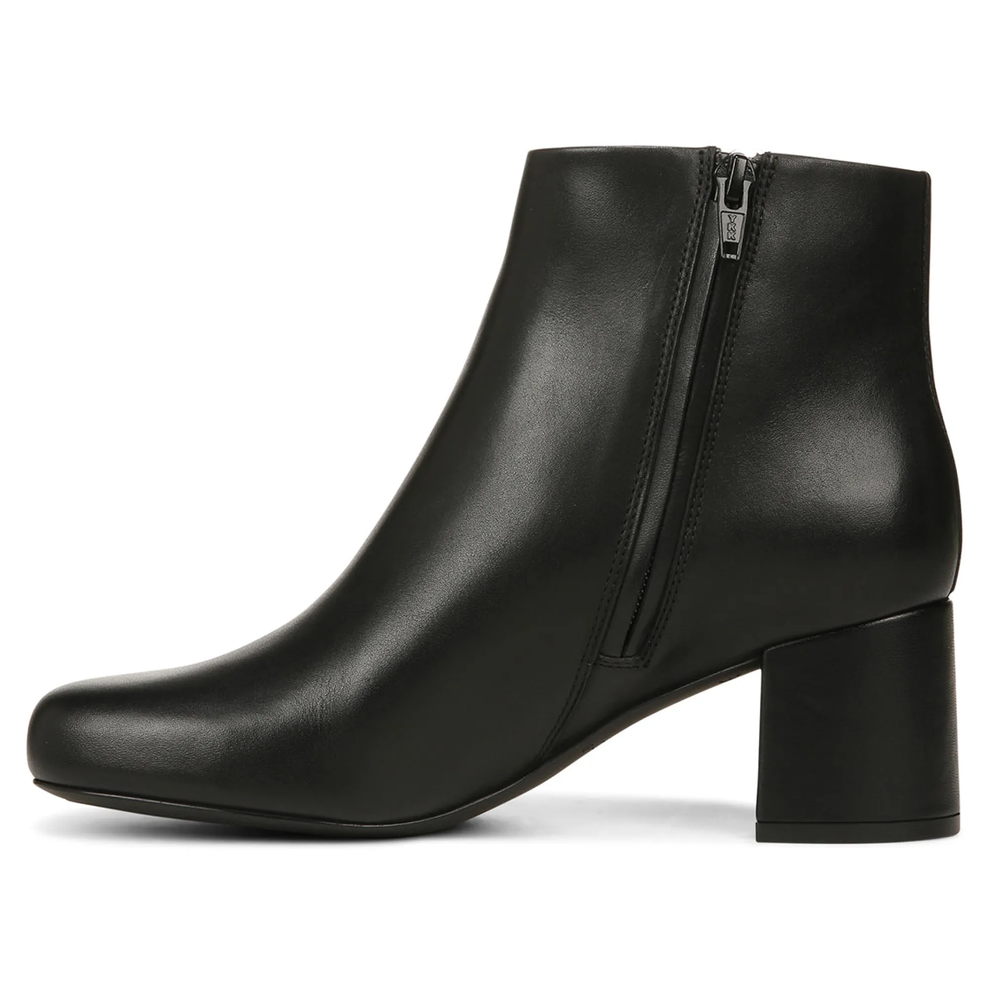 Shop Vionic Sibley Ankle Boot Black Leather|Taupe Suede