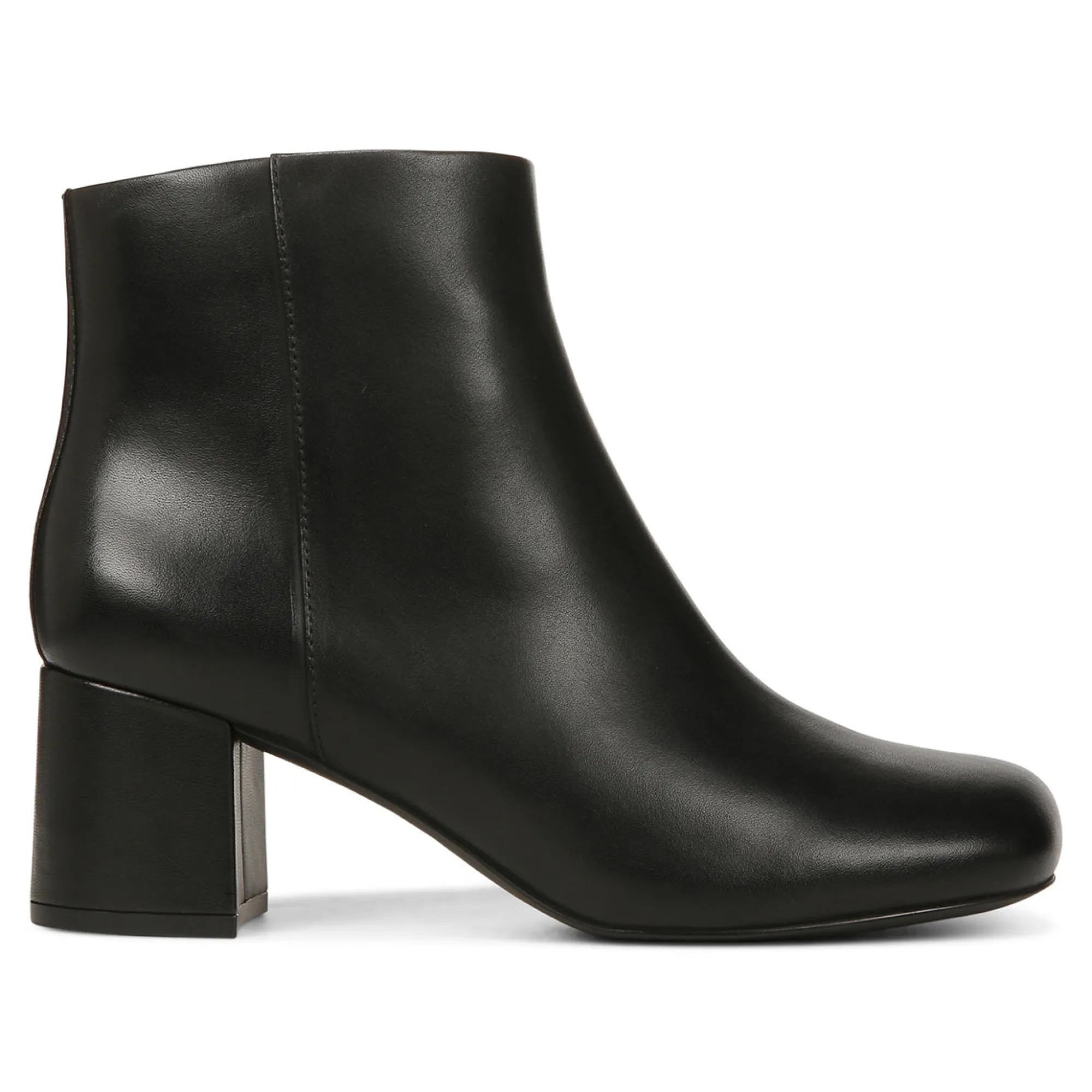 Shop Vionic Sibley Ankle Boot Black Leather|Taupe Suede