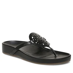 Clearance Vionic Solari Toe Post Sandal Clay|Black|Cream