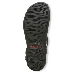 Discount Vionic Terra Sandal Black|Clay|Cream|Lake Blue