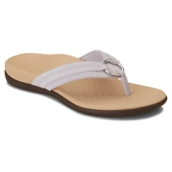 Cheap Vionic Tide Aloe Toe Post Sandal Black|Black Leather|Champagne|Lavender