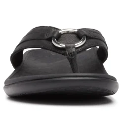 Cheap Vionic Tide Aloe Toe Post Sandal Black|Black Leather|Champagne|Lavender