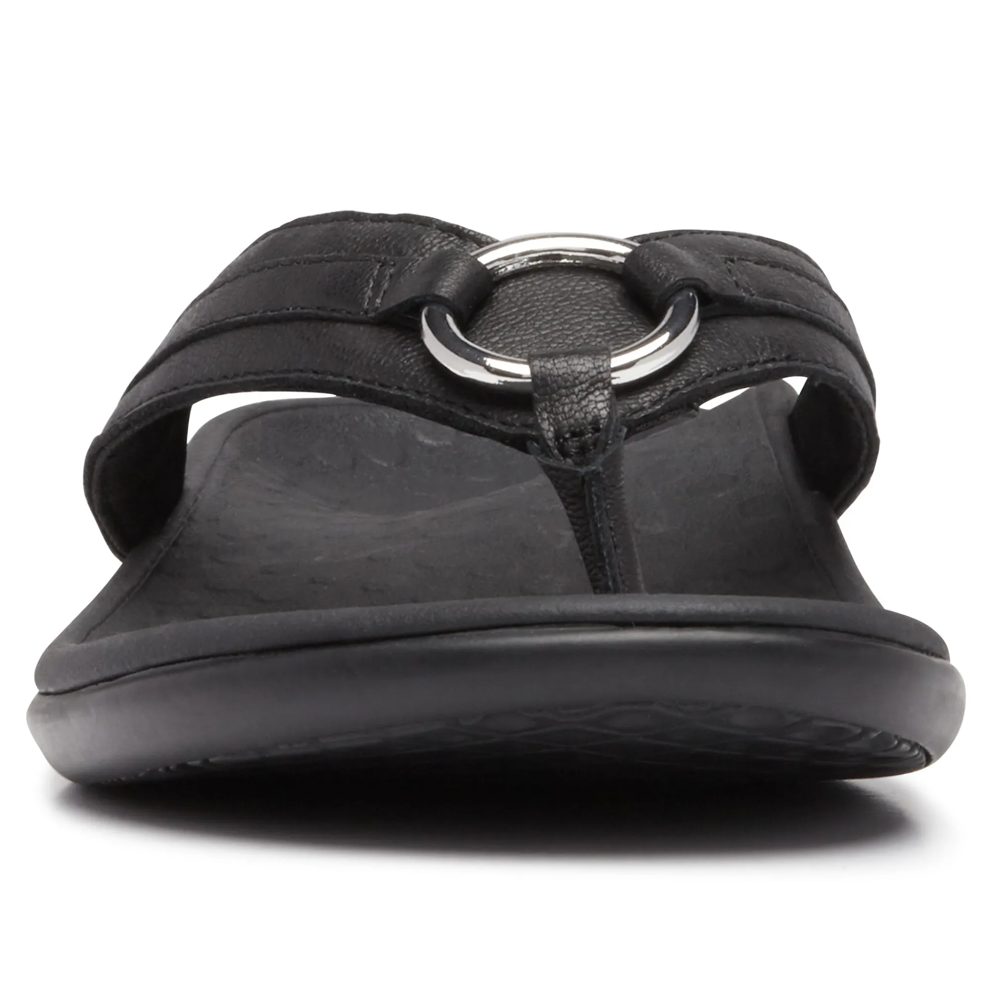 Cheap Vionic Tide Aloe Toe Post Sandal Black|Black Leather|Champagne|Lavender