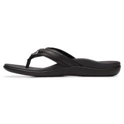 Cheap Vionic Tide Aloe Toe Post Sandal Black|Black Leather|Champagne|Lavender