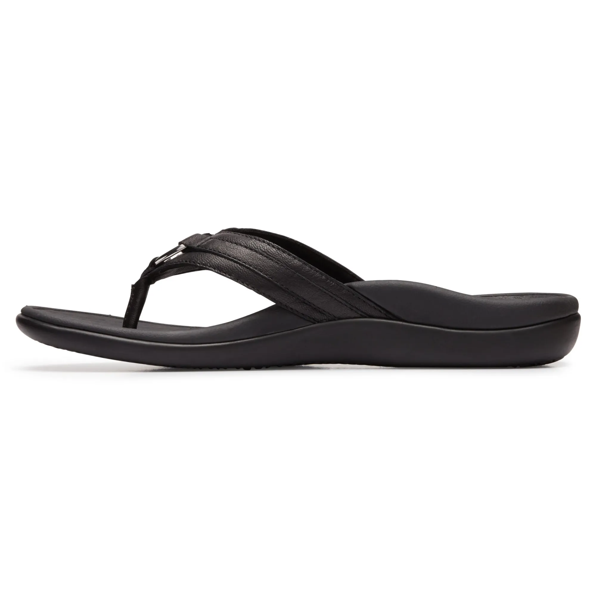 Cheap Vionic Tide Aloe Toe Post Sandal Black|Black Leather|Champagne|Lavender