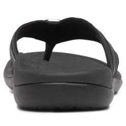 Cheap Vionic Tide Aloe Toe Post Sandal Black|Black Leather|Champagne|Lavender