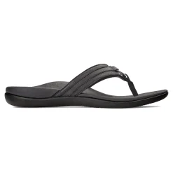 Cheap Vionic Tide Aloe Toe Post Sandal Black|Black Leather|Champagne|Lavender
