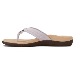 Cheap Vionic Tide Aloe Toe Post Sandal Black|Black Leather|Champagne|Lavender