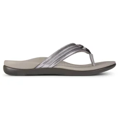 Cheap Vionic Tide Aloe Toe Post Sandal Black|Black Leather|Champagne|Lavender