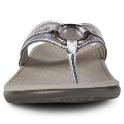 Cheap Vionic Tide Aloe Toe Post Sandal Black|Black Leather|Champagne|Lavender