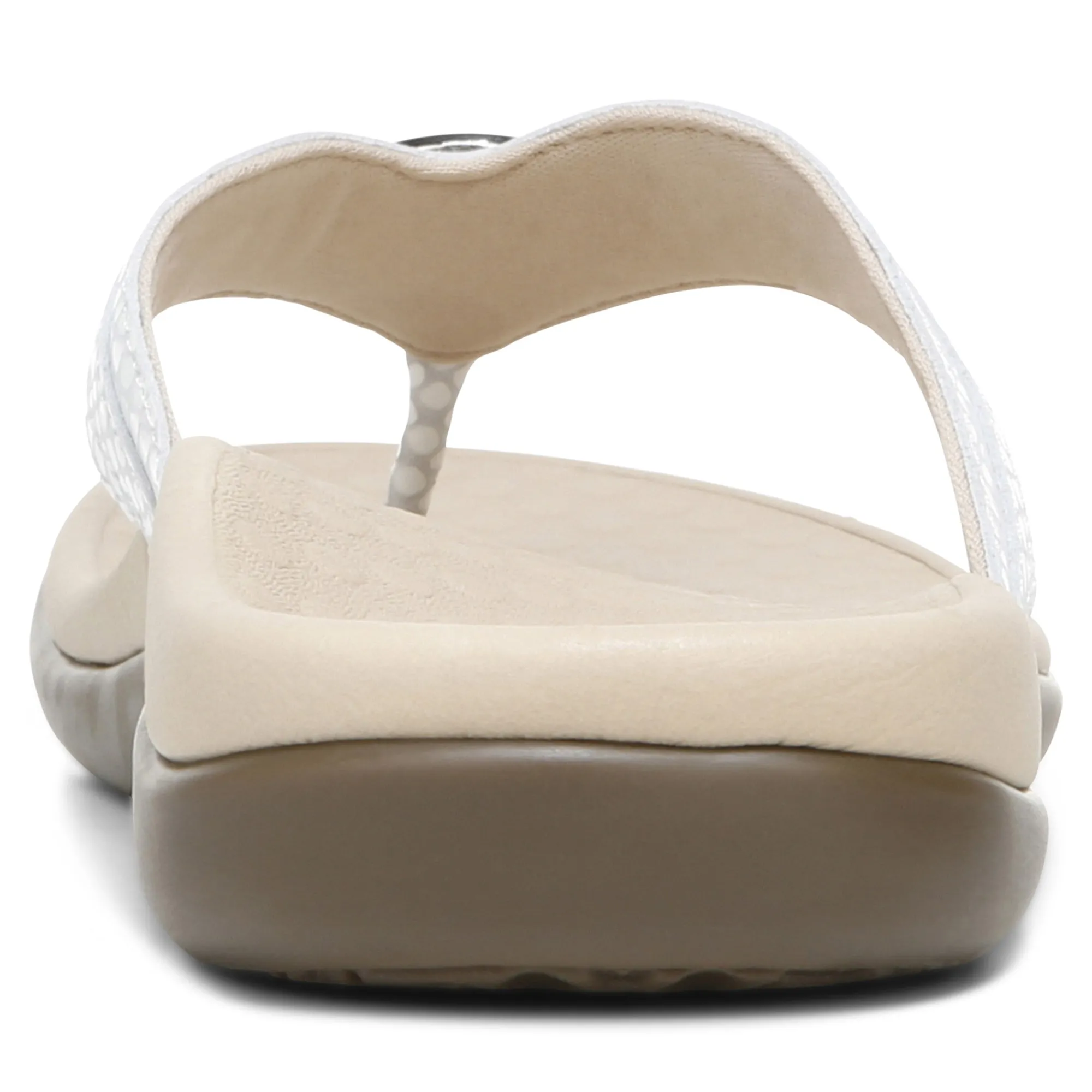 Cheap Vionic Tide Aloe Toe Post Sandal Black|Black Leather|Champagne|Lavender