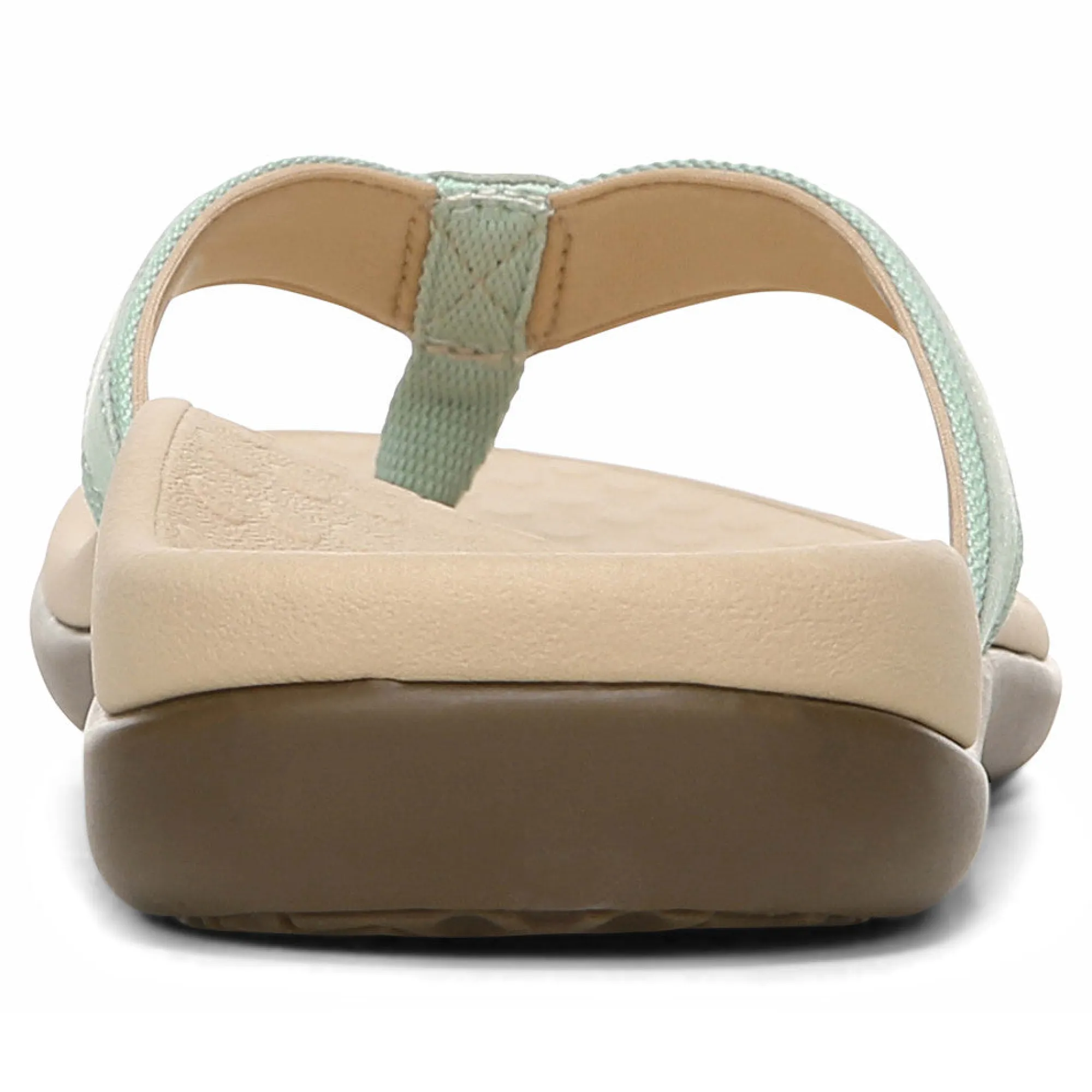 Outlet Vionic Tide Ii Toe Post Sandal Black|Bronze|Gold Cork|Lichen