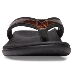 Outlet Vionic Tide Ii Toe Post Sandal Black|Bronze|Gold Cork|Lichen