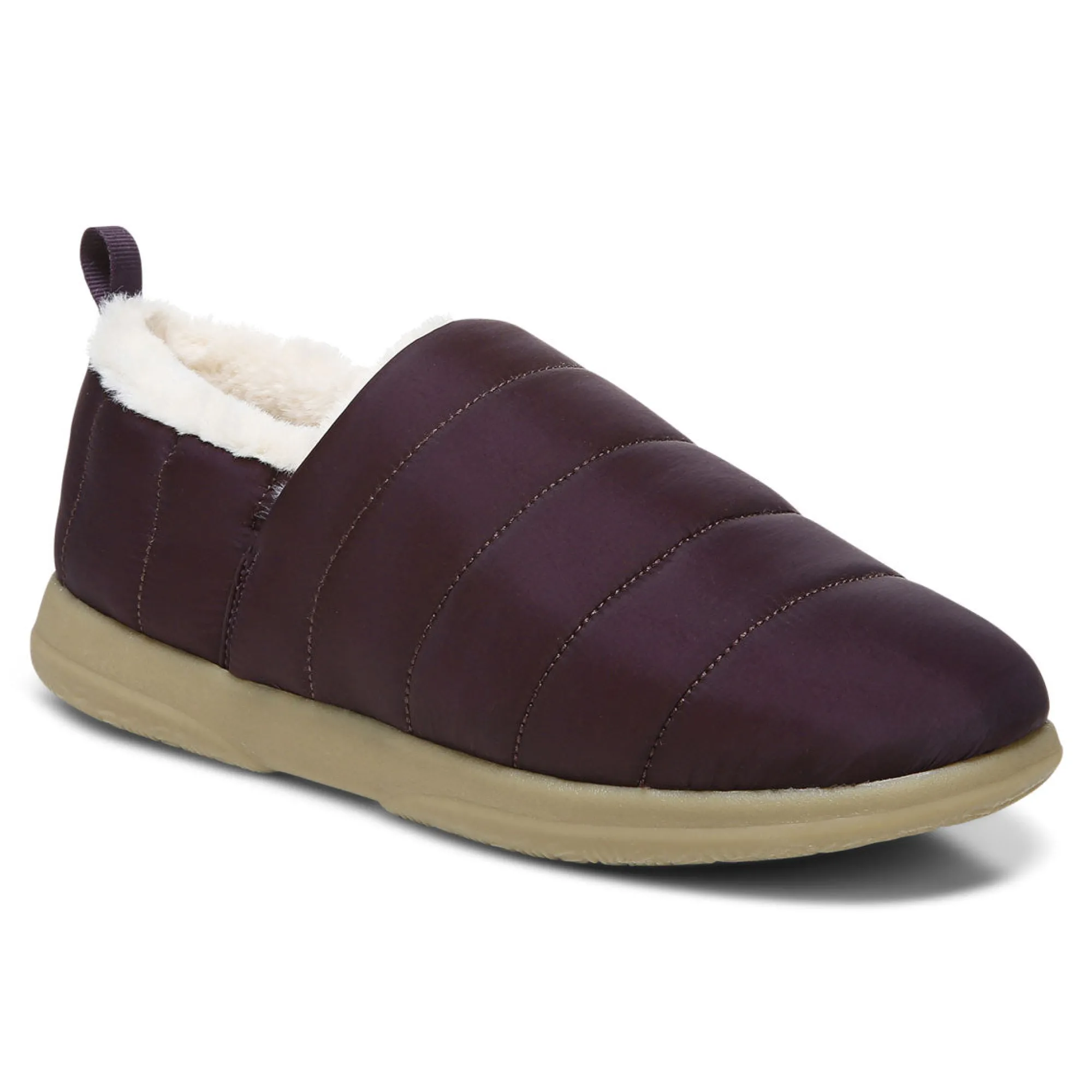 Cheap Vionic Tranquil Slip On Slipper Black|Forest Spruce|Purple