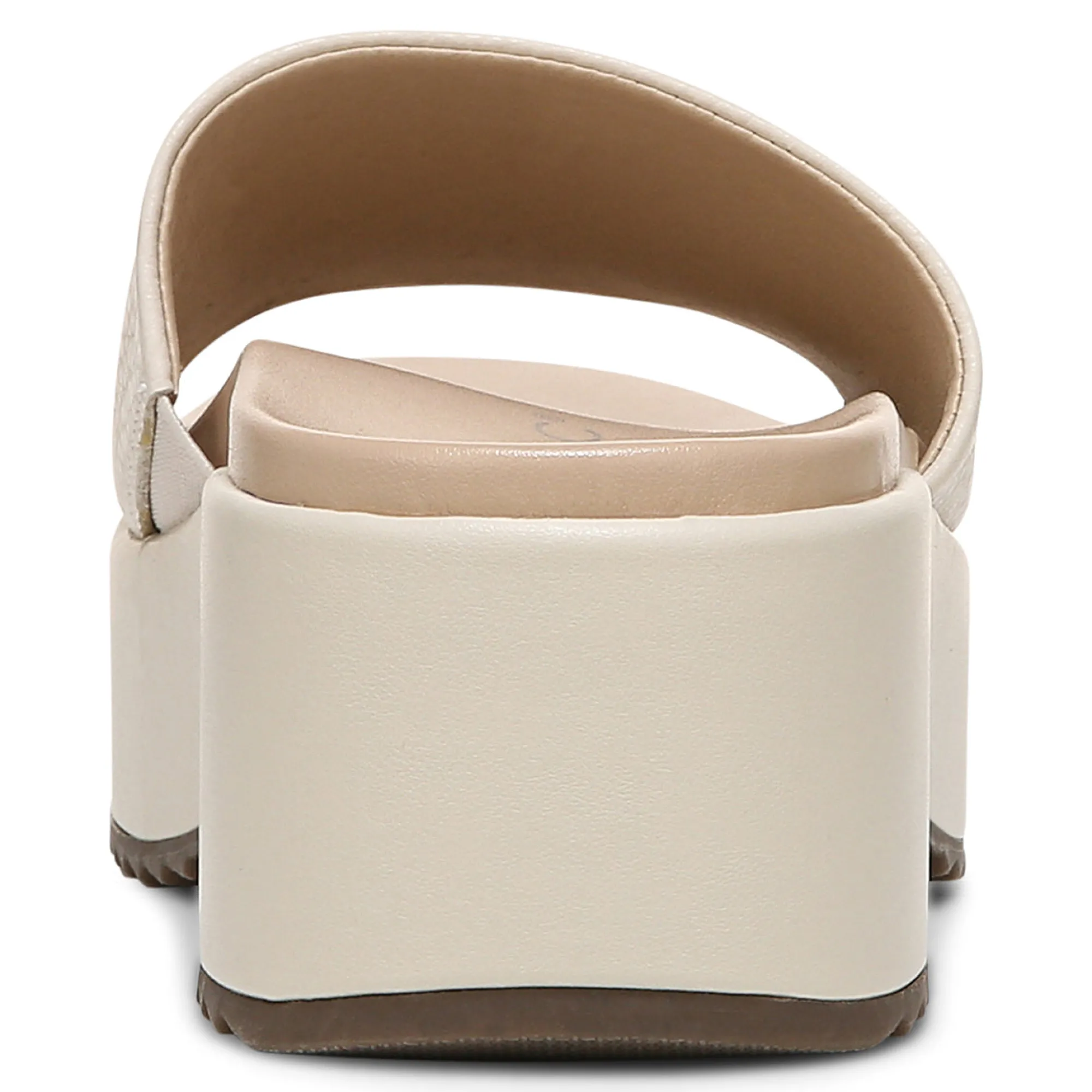 Best Sale Vionic Trista Platform Sandal Black Tumbled|Cream