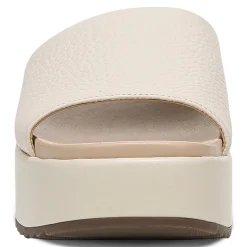 Best Sale Vionic Trista Platform Sandal Black Tumbled|Cream