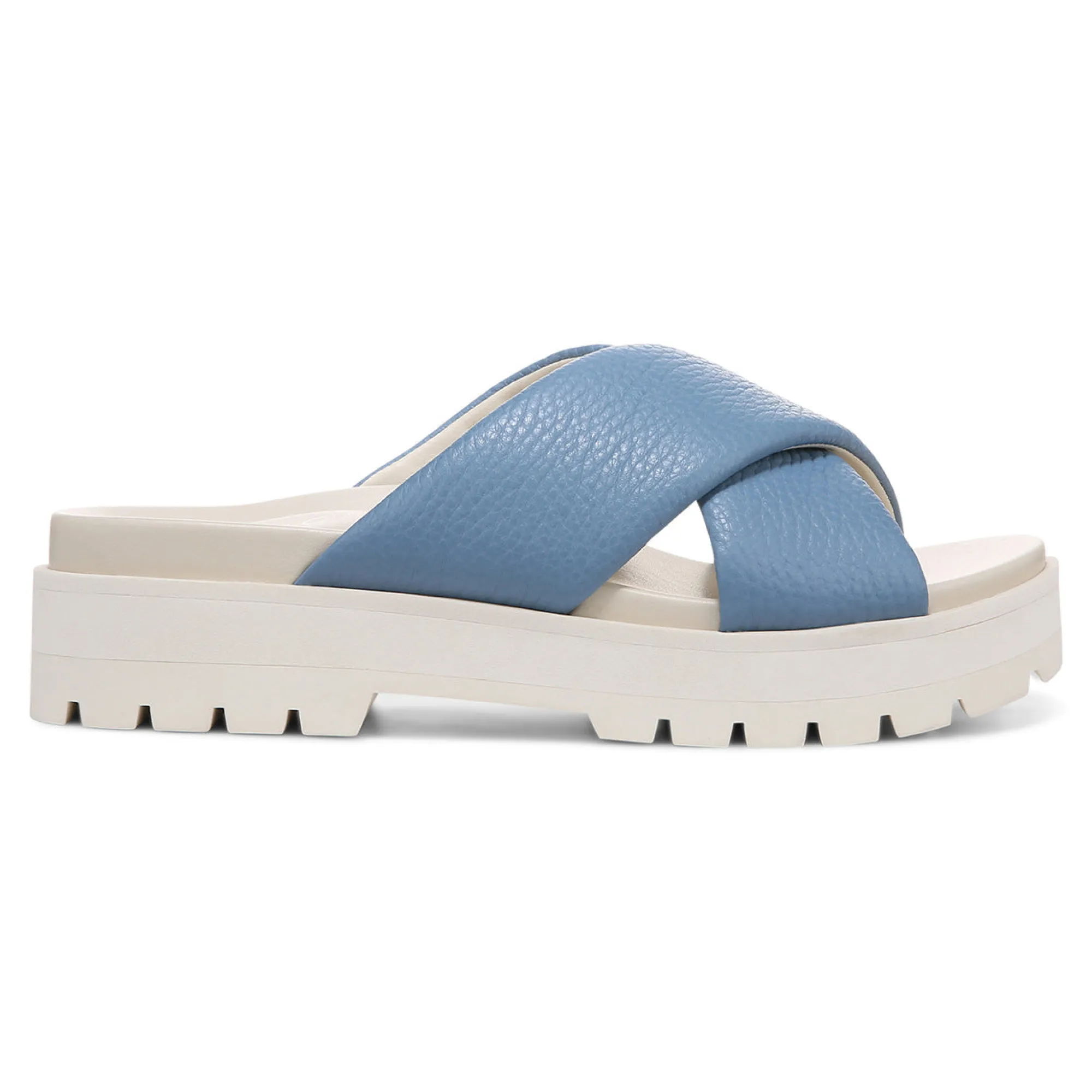 Outlet Vionic Vesta Platform Lug Sandal Blue Shadow|Cream|Macaroon|Pale Lime