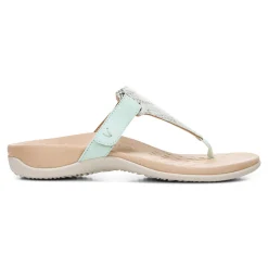 Best Sale Vionic Wanda T-Strap Sandal Black|Blue Haze|Bone|Macaroon