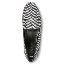 Store Vionic Willa Slip On Flat Black Crinkle|Black Suede|Black/White|Brown Cow Print
