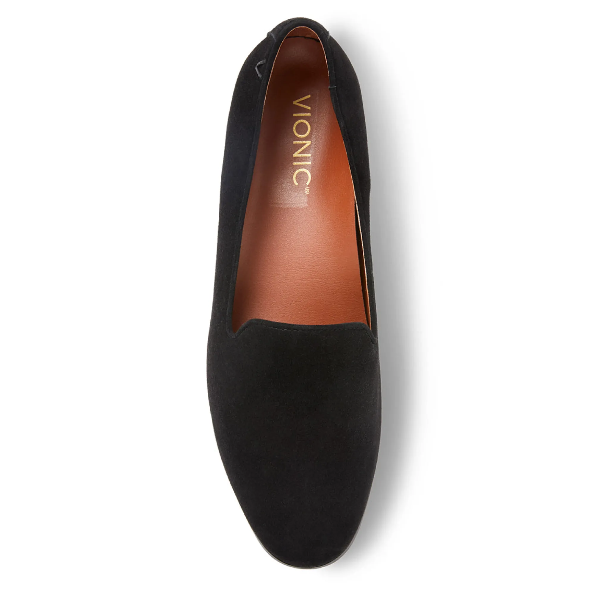 Store Vionic Willa Slip On Flat Black Crinkle|Black Suede|Black/White|Brown Cow Print