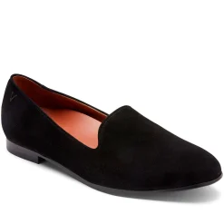 Store Vionic Willa Slip On Flat Black Crinkle|Black Suede|Black/White|Brown Cow Print