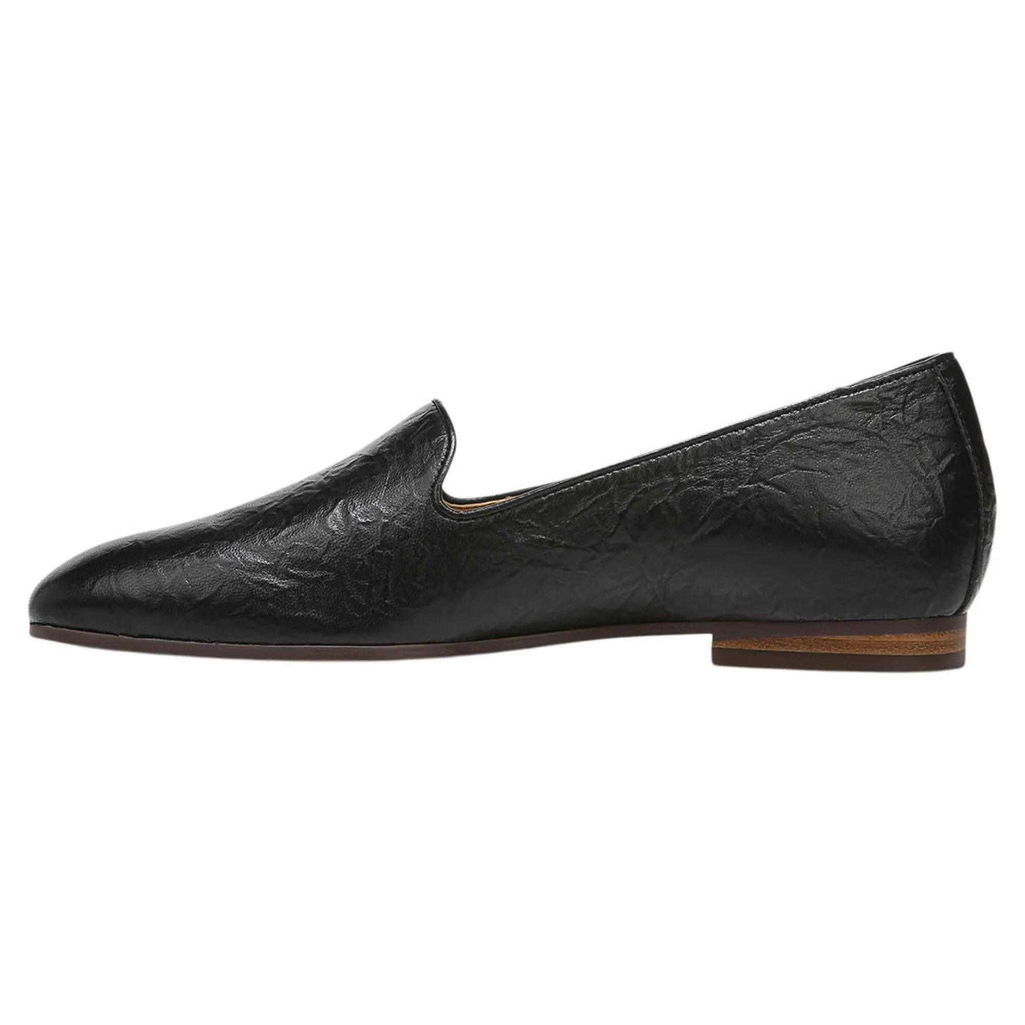 Store Vionic Willa Slip On Flat Black Crinkle|Black Suede|Black/White|Brown Cow Print