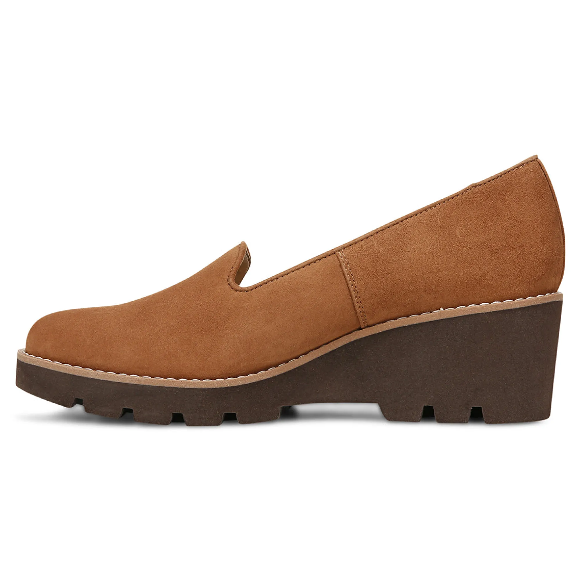 Discount Vionic Willa Wedge Black Leather|Black Suede|Navy Suede|Toffee Suede